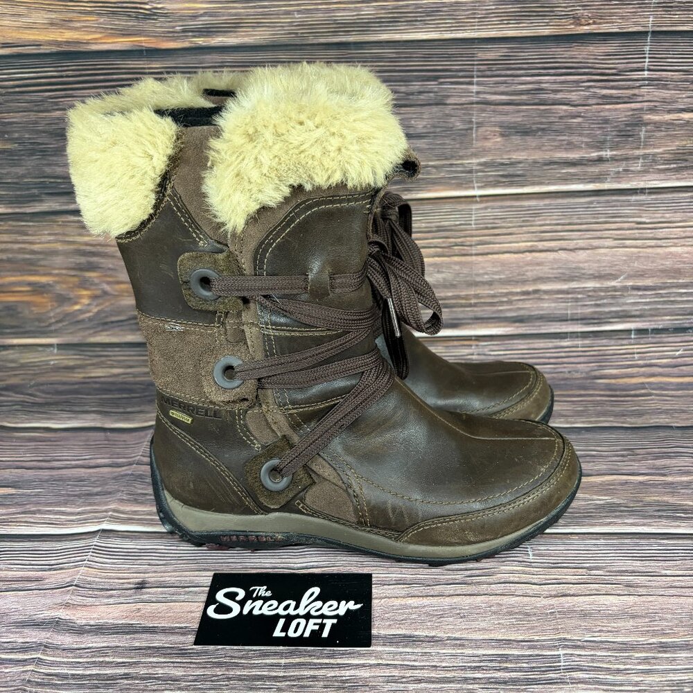 Merrell Nikita Women's Waterproof Brown Primaloft 200 Gram Winter Boots
